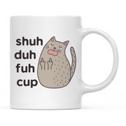 Andaz Press 11oz Funny Rude Cat Graphic Coffee Mug