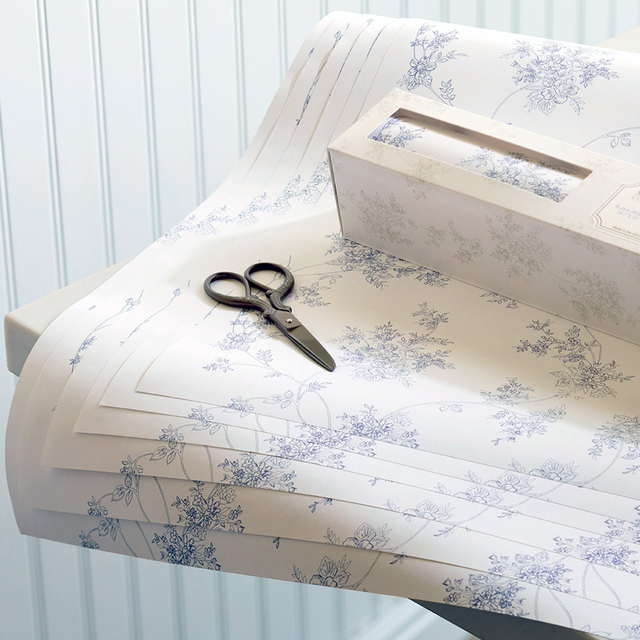 Monticello Toile Lavender Drawer Liners