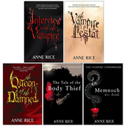 The Vampire Chronicles by Anne Rice: Book 1-5 Collection Set - Fiction - Paperback