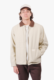 Contrast Collar Jacket