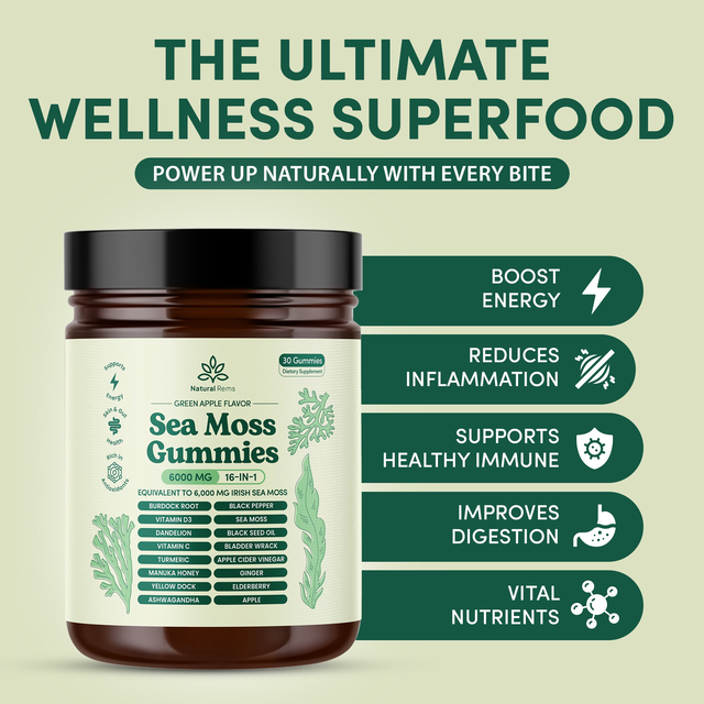 Sea Moss 16 In 1 Gummies