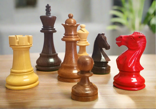 Single Standard Wood Chess Pieces