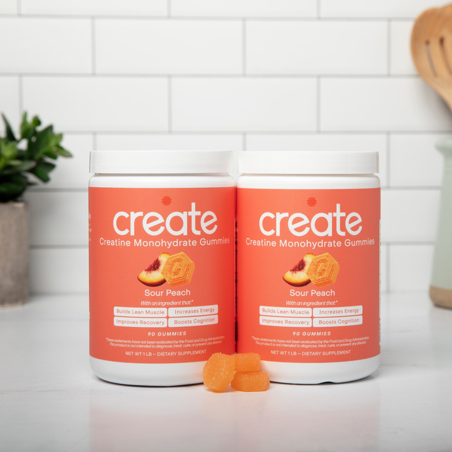 Sour Peach - Core Create Creatine Monohydrate Gummies