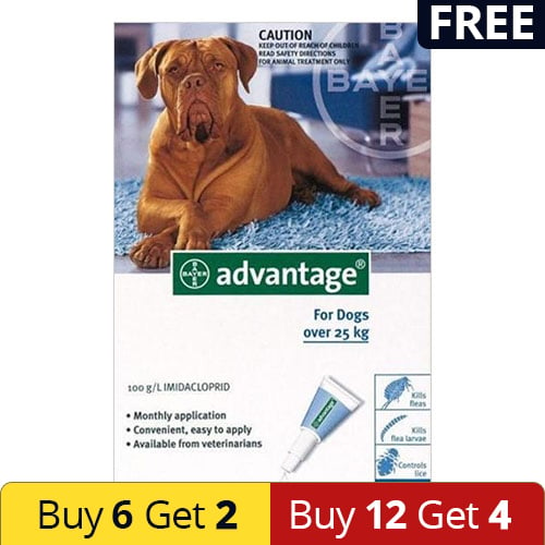 Advantage Extra Large Dogs over 55 lbs (Blue)