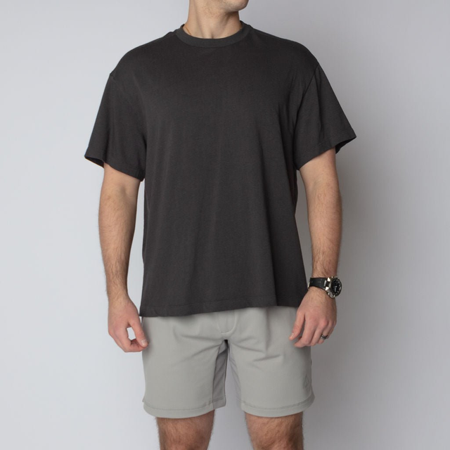Oversized ConcealTee™ - Soft Black