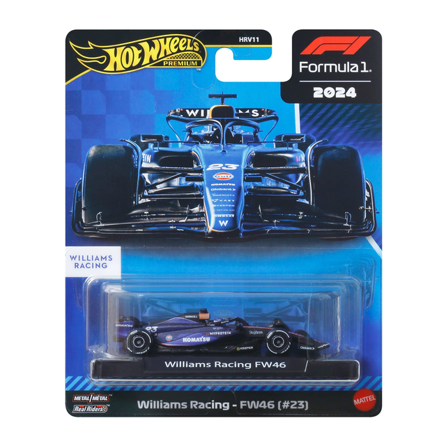 Hot Wheels 1:64 Scale Premium Die-Cast Formula 1 Collectible Toy Race Car