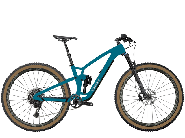 Trek Fuel EXE 9.9 XX AXS T-Type Electric Bike 2024 Dark Aquatic