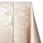 Rose Jacquard Satin