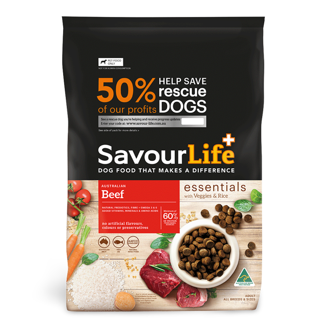 Essentials Adult Beef Dry Dog Food