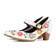 Retro Blossom Elegant Pumps