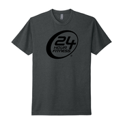 24 Hour Logo Tee - Charcoal