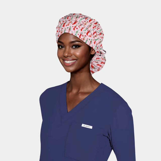 Fur-la-la-land - Poppy Bouffant Surgical Caps
