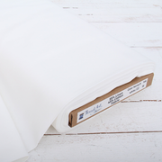 Premium Linen Fabric By The Yard - White 55" Width - Cotton Linen Blend Fabric