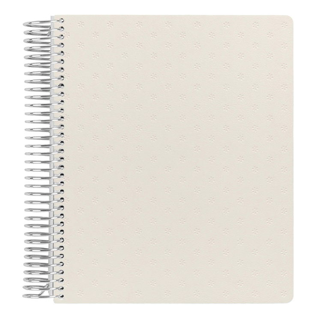 Cream Asterisk Snap-In Vegan Leather LifePlanner™