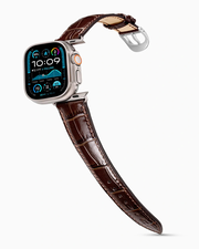 Caiman Series 3 | Marron Verni | for Apple Watch Ultra 2-3