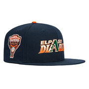 New Era 59Fifty El Paso Diablos Inaugural Patch Word Hat - Navy, Orange