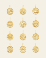 Horoscope Medallion - Gold Vermeil