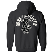 Sons of Anarchy Reaper Crew Fleece Zip-Up Sweatshirt