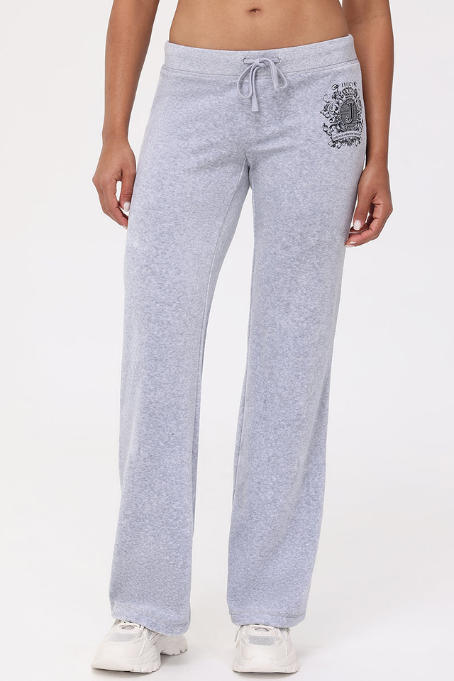 Heritage Graphic Cotton Velour Track Pants