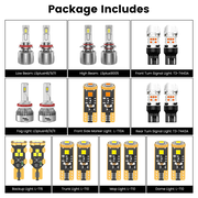 Fit for 2016-2021 Honda Civic LED Bulbs H11 9005 Interior Light bulbs Fit Sedan Coupe Hatchback