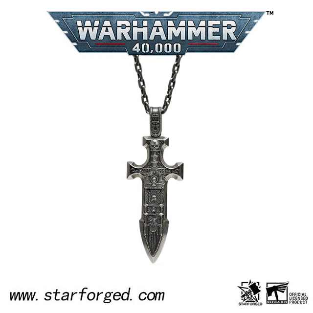 Warhammer 40K Blade of Roboute Guilliman Gladius Incandor Pendant by Starforged
