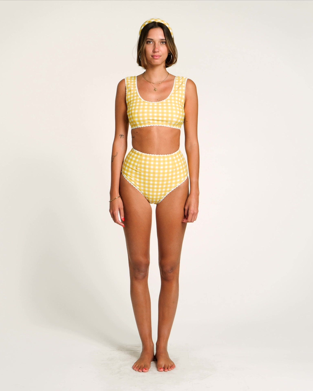 Gingham Bikini (Yellow)