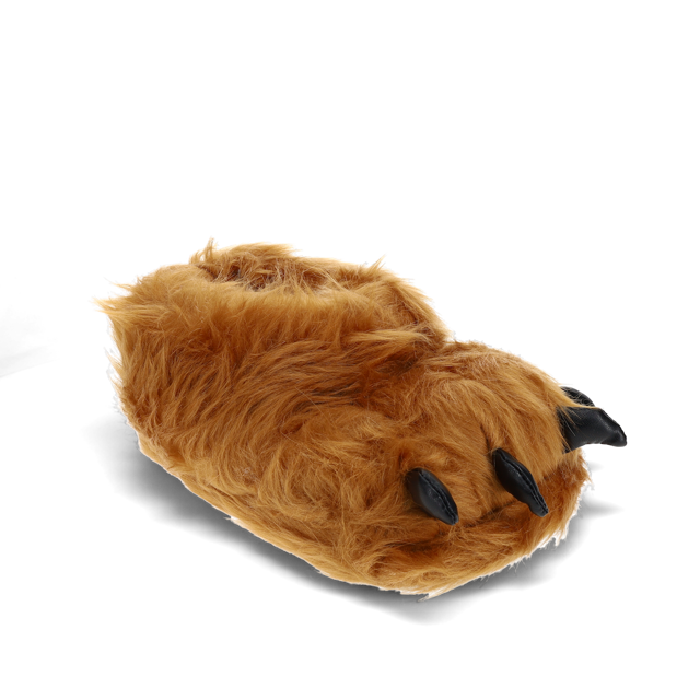 Brown Monster Feet Slippers