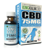 KING KALM CBD 75mg - Small Dog & Cat Formula  20lbs or less