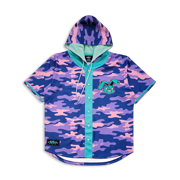 Sippy - Fluffy Bunny Hooded Baseball Jersey