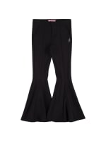Punto milano viscose flared pants - Miss Blumarine - Girls  | Luisaviaroma