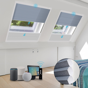 SmartWings Motorized Premium Day/Night Skylight Cellular Shades Hazel