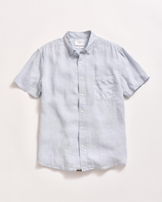 Short Sleeve Linen Tuscumbia Shirt Button Down