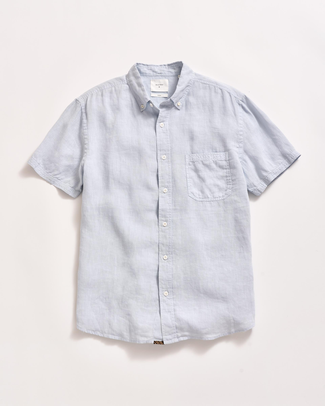 Short Sleeve Linen Tuscumbia Shirt Button Down