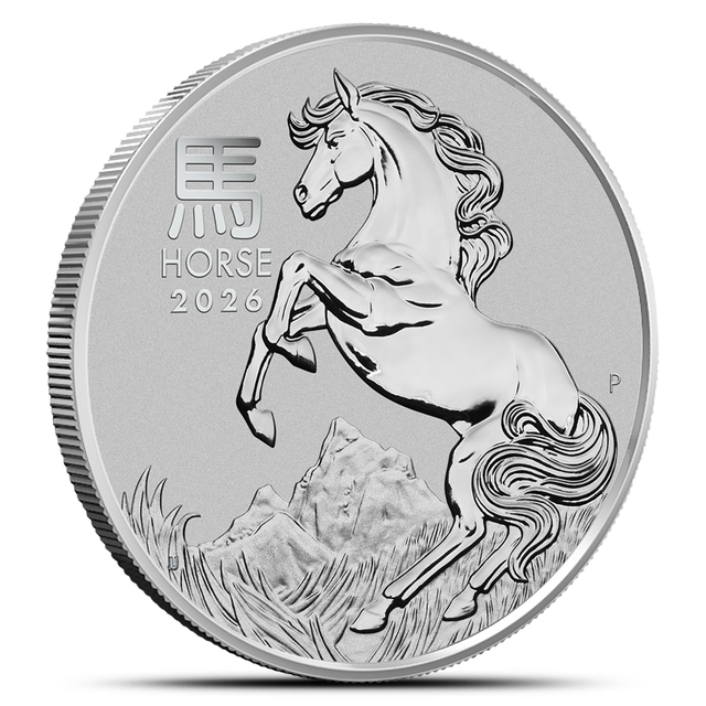 2026 1 oz Australian Platinum Lunar Horse Coin (BU)