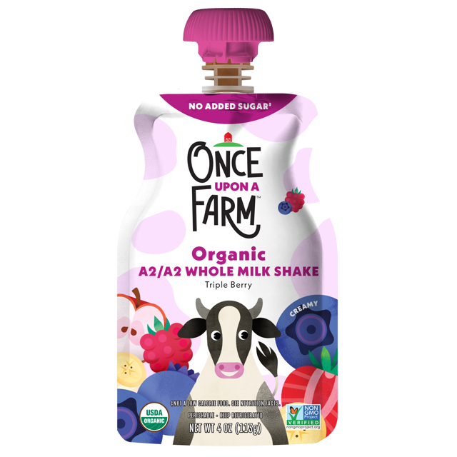 A2/A2 Whole Milk Shake Triple Berry