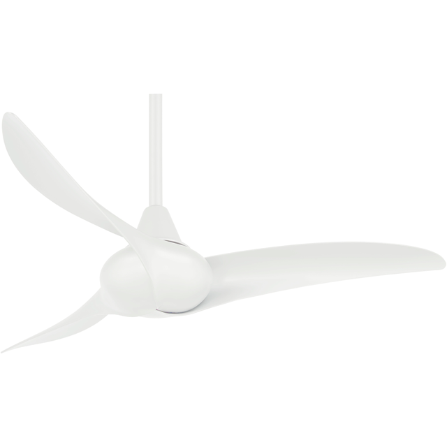 Wave 44 inch White Ceiling Fan