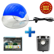 Sirena Twister (Blue) + Sirena Fragrance Pack + Replacement HEPA Filter (BUNDLE)