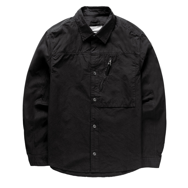 Left Hand Zip Pocket Shirt Black