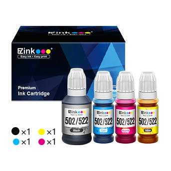 Epson 502 522 Compatible Ink Bottle (4 Pack)