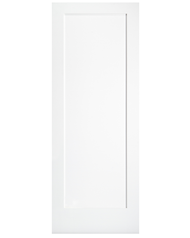 Single Panel Shaker Style Interior Door (Primed) | Prehung