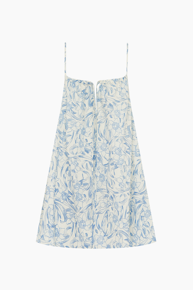 Peony Summertime Mini Dress - Daffodil