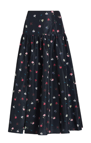 Tumbling Carnations Theora Skirt