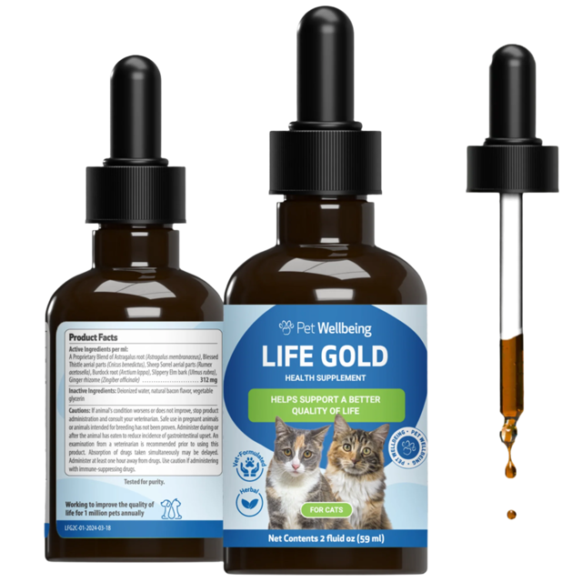 Life Gold - Immune, Antioxidant, and Detoxification Support for Cats