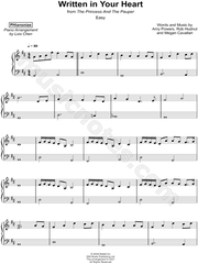 PHianonize "Written in Your Heart [easy]" Sheet Music (Piano Solo) in D Major - Download & Print