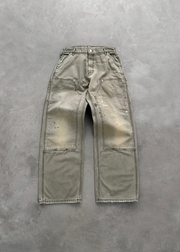 AKIMBO CANVAS DOUBLE KNEES - DIRTY OLIVE