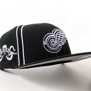 Detroit Red Wings Mascot Patch New Era 59Fifty Fitted Hat (Black Gray Under brim)