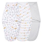 essentials wrap swaddles quick change 3 pack