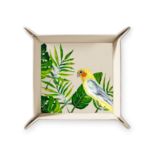 Tropical Parrot Valet Tray