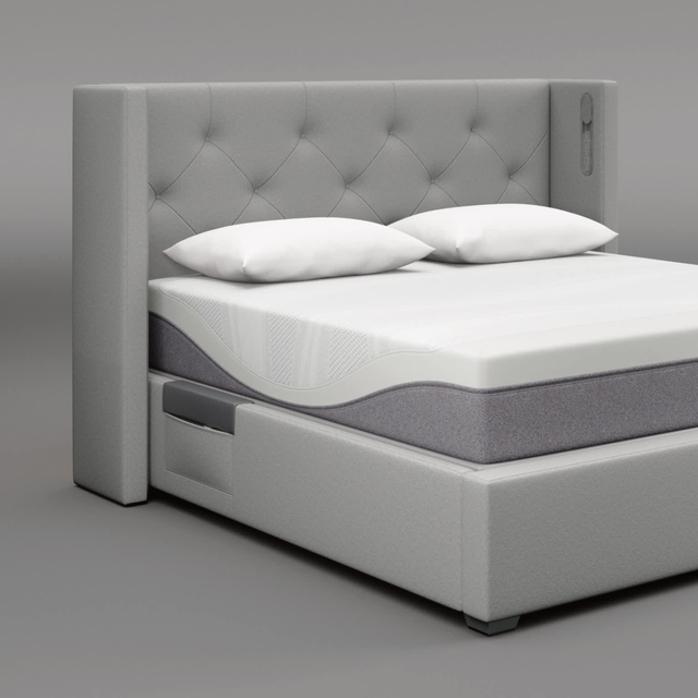 Soft Modern Upholstered Bed