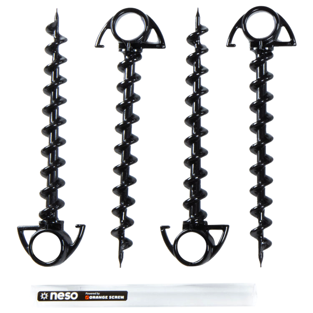 Ground Screw Stakes - 4 PK